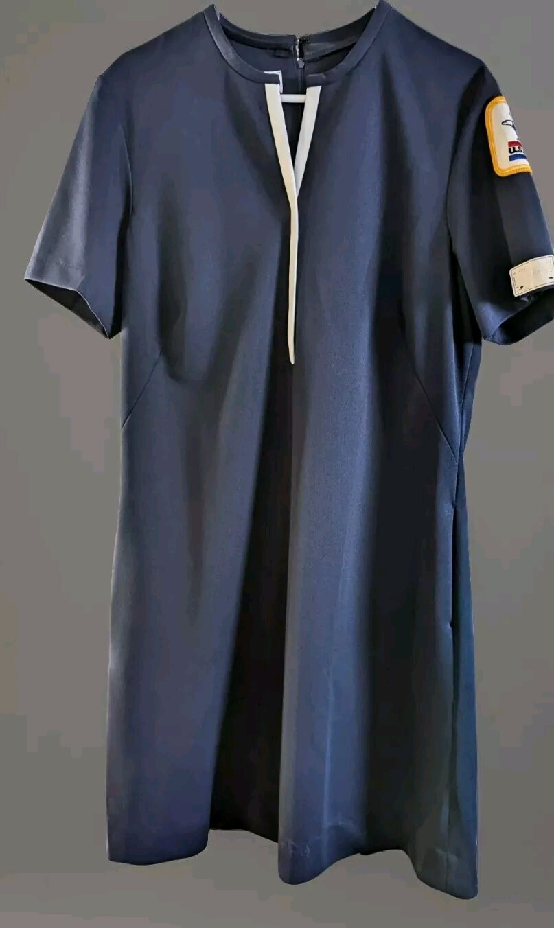 Vintage 70&rsquo;s USPS United States Postal Service Dress USPS Mail Letter Size 22
