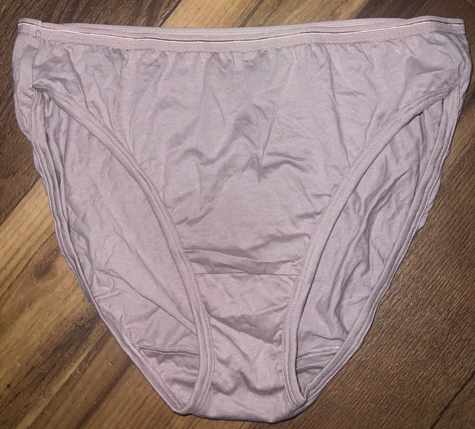 Vtg Fruit Of The Loom Purple Panties Women’s 8 100% Cotton High Waist High Hip