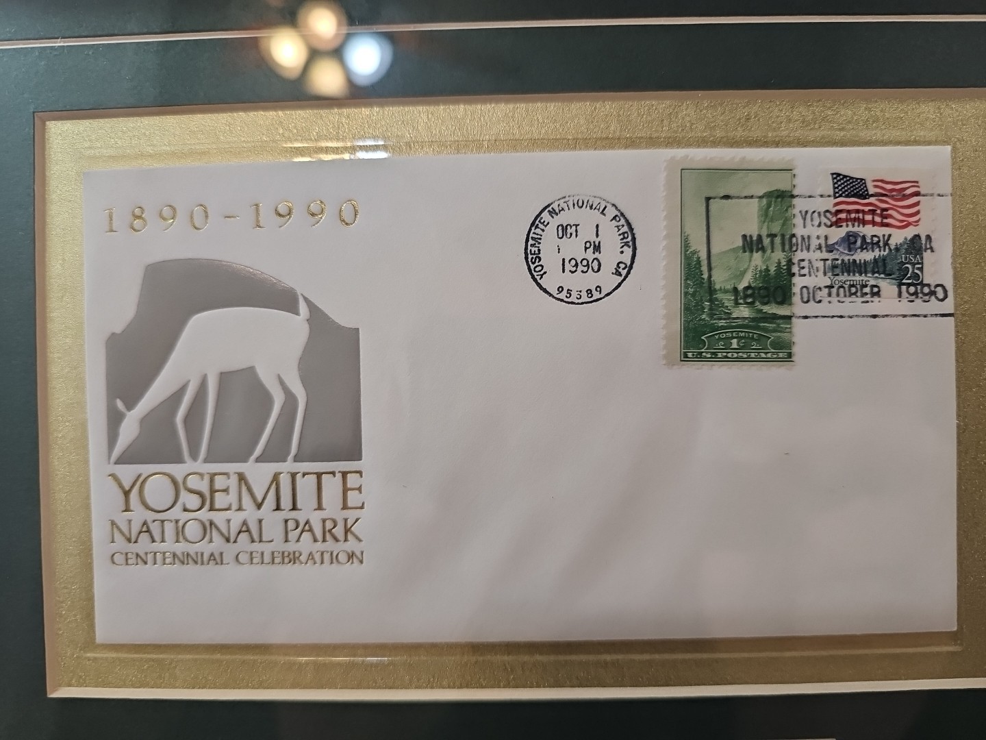1890 To 1990 Yosemite National Park Centennial No. 228 Out Of 1000 Collectible