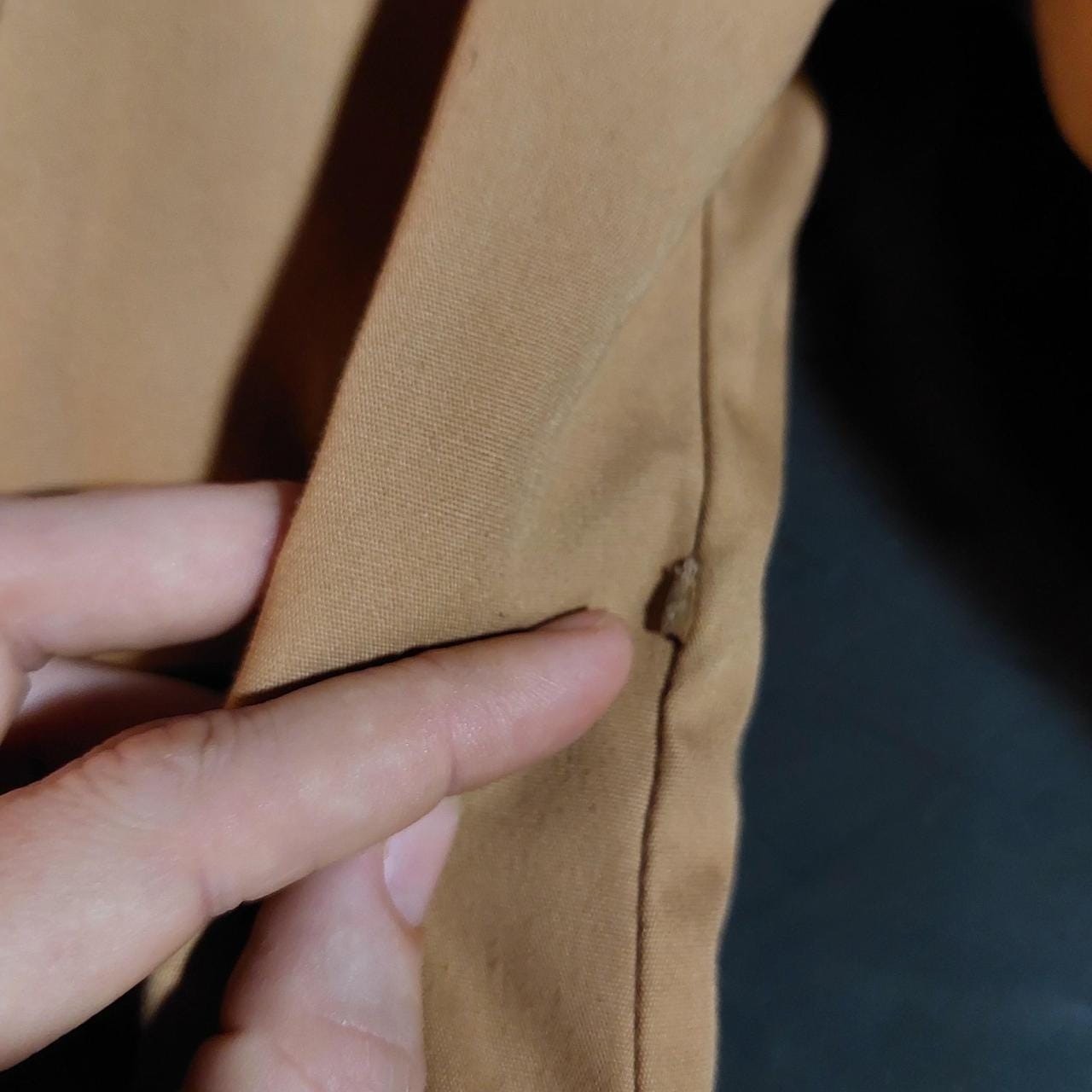Vintage Tan short trench coat.