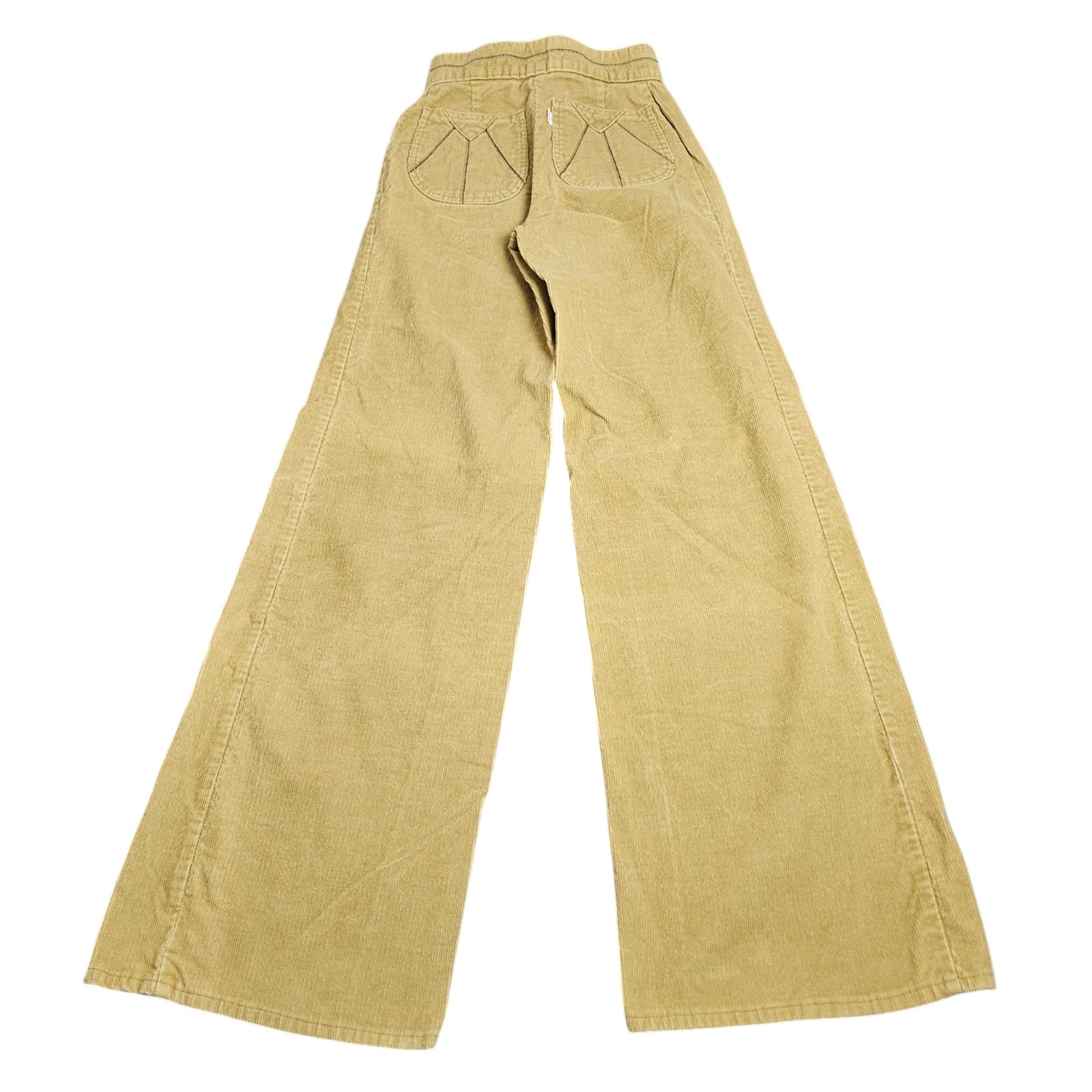 Vintage 70’s Levis Flared Corduroy Pants Womens Size 5 Measures 23×32