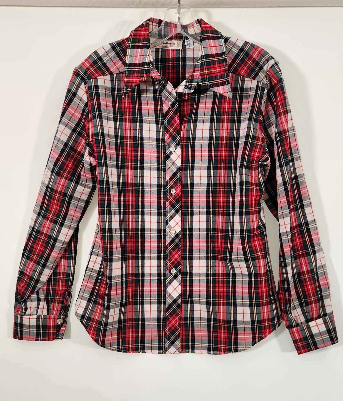 Vtg Young Pendleton NWOT Women Sz 15-16 100% Virgin Wool Plaid 60&rsquo;s – 70&rsquo;s EC
