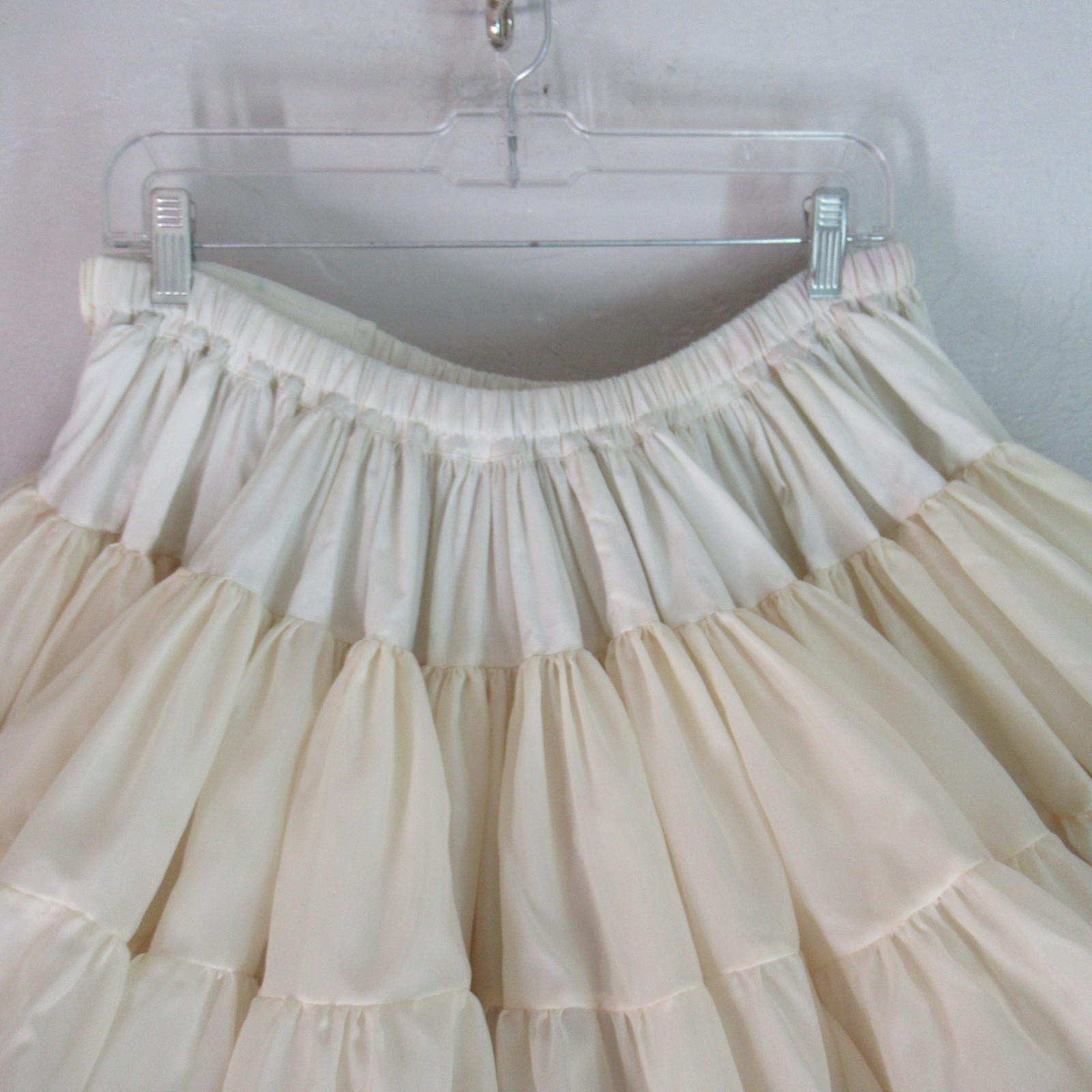 Million Dollar Petticoat Square Dance M Ruffles Metal Copper 3 Tiers 2 Layers