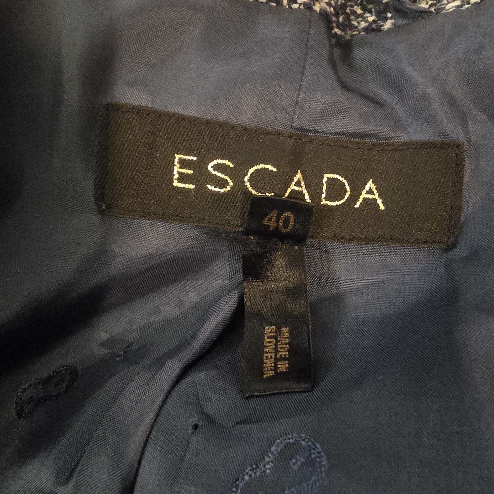 vintage escada patchwork blazer Womens 40 EU/iT