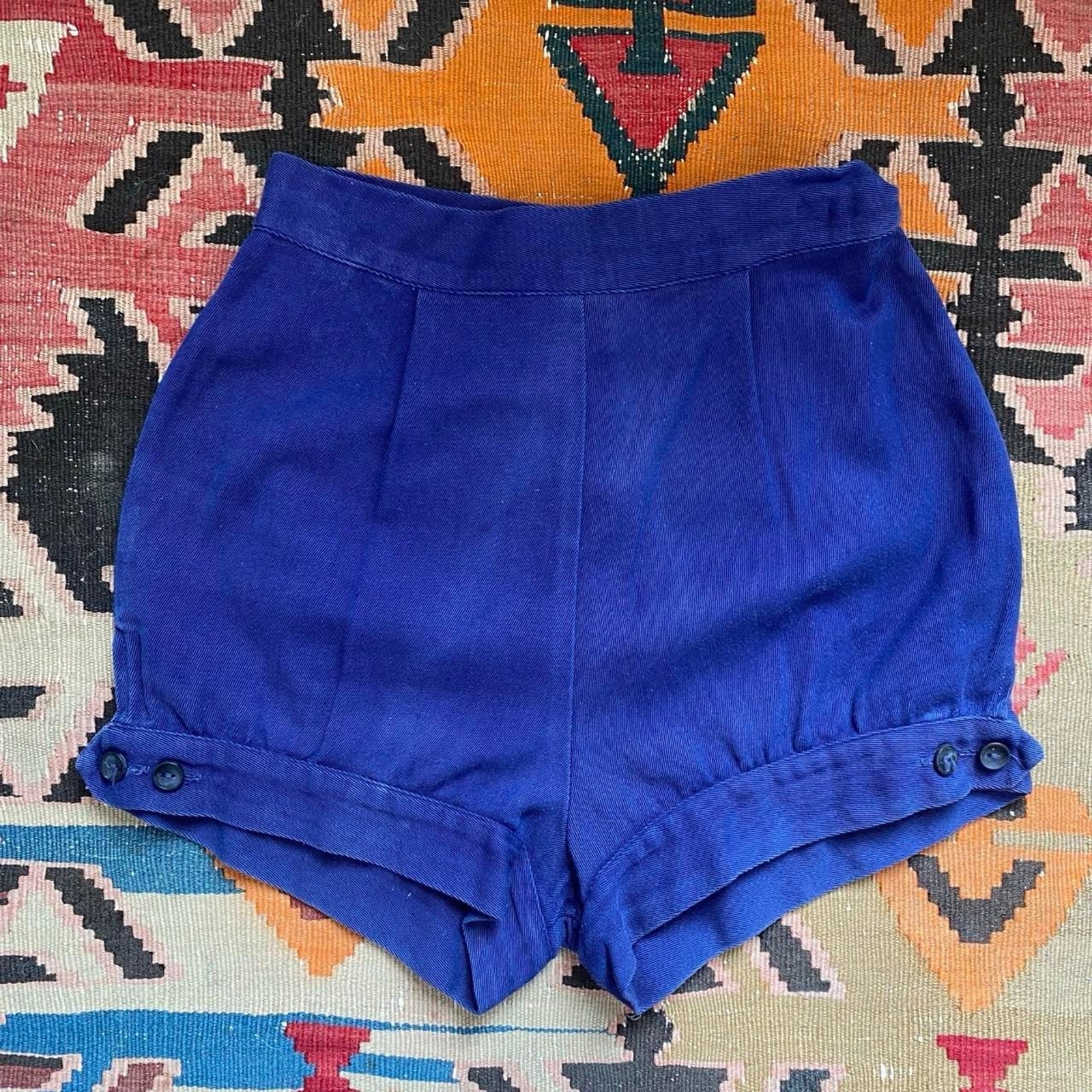 1930s/1940s Catalina navy blue cotton shorts