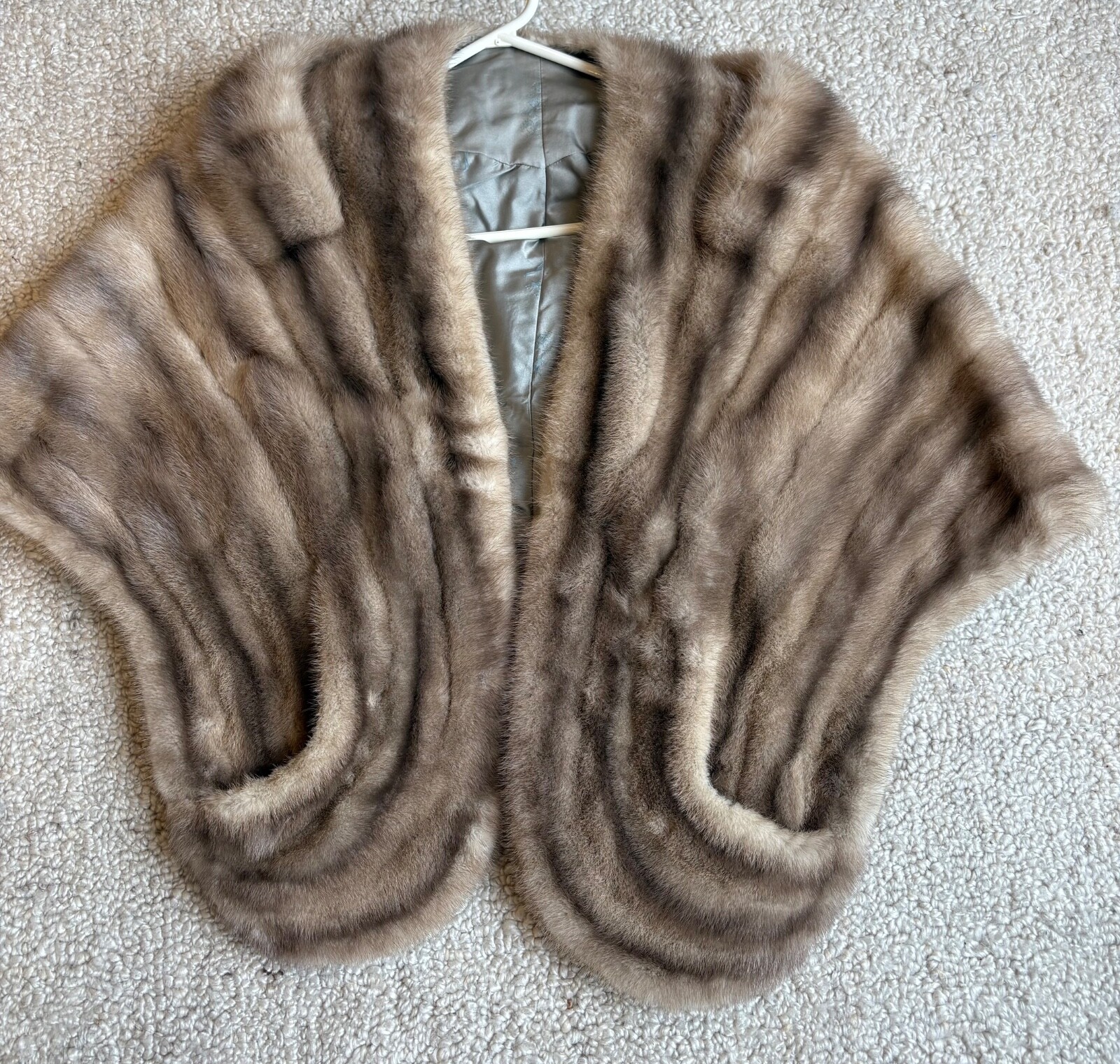 Vintage Mink Fur Stole Old Hollywood Glamorous Style Excellent Condition