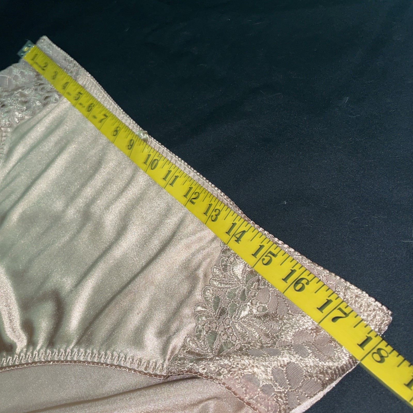 Delta Burke Panties Plus 10/3X Copper Glossy Satin Second Skin VTG hi-cut Sissy