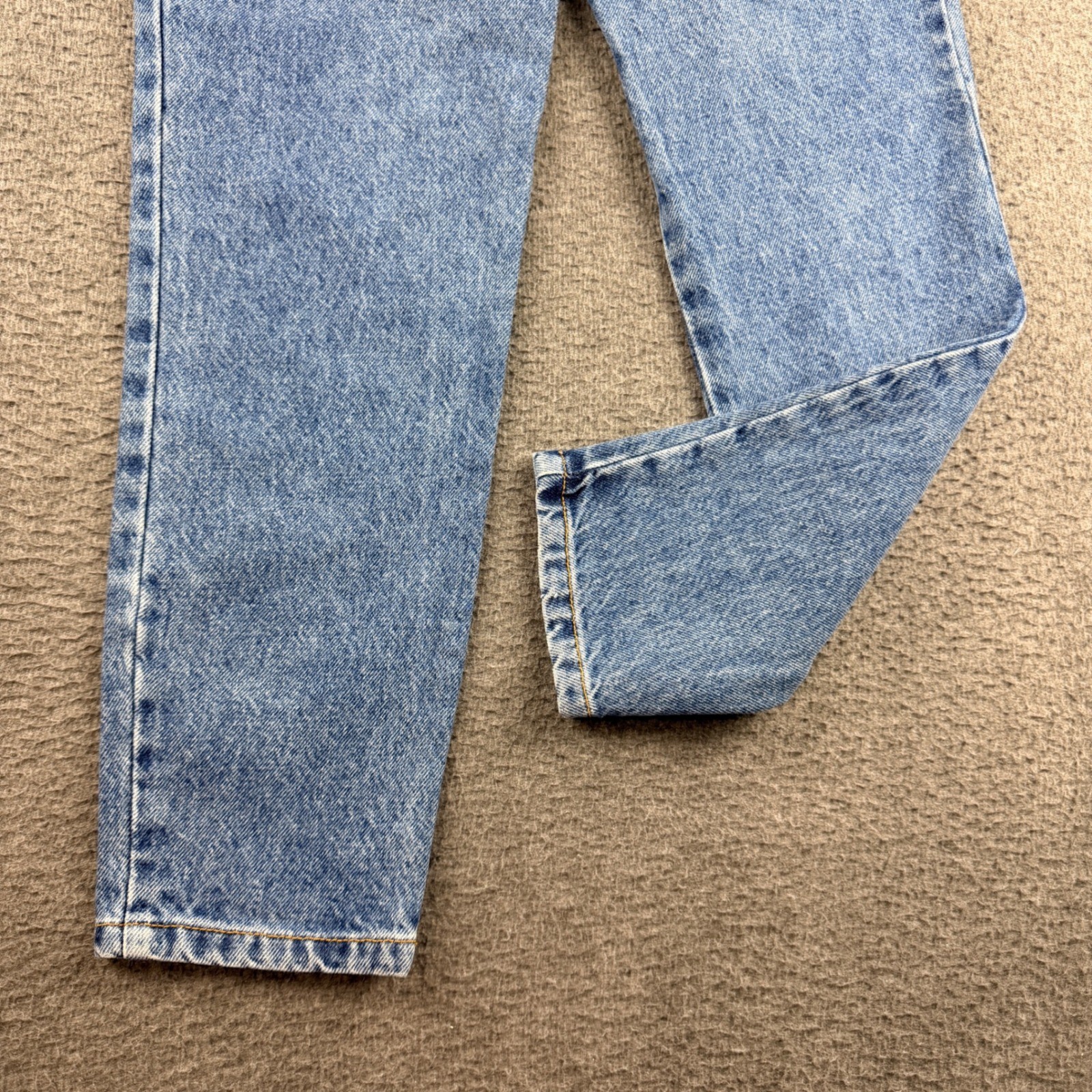 VINTAGE Bongo High Waisted Mom Jeans Blue Button Fly Tapered USA Women&rsquo;s Size 7
