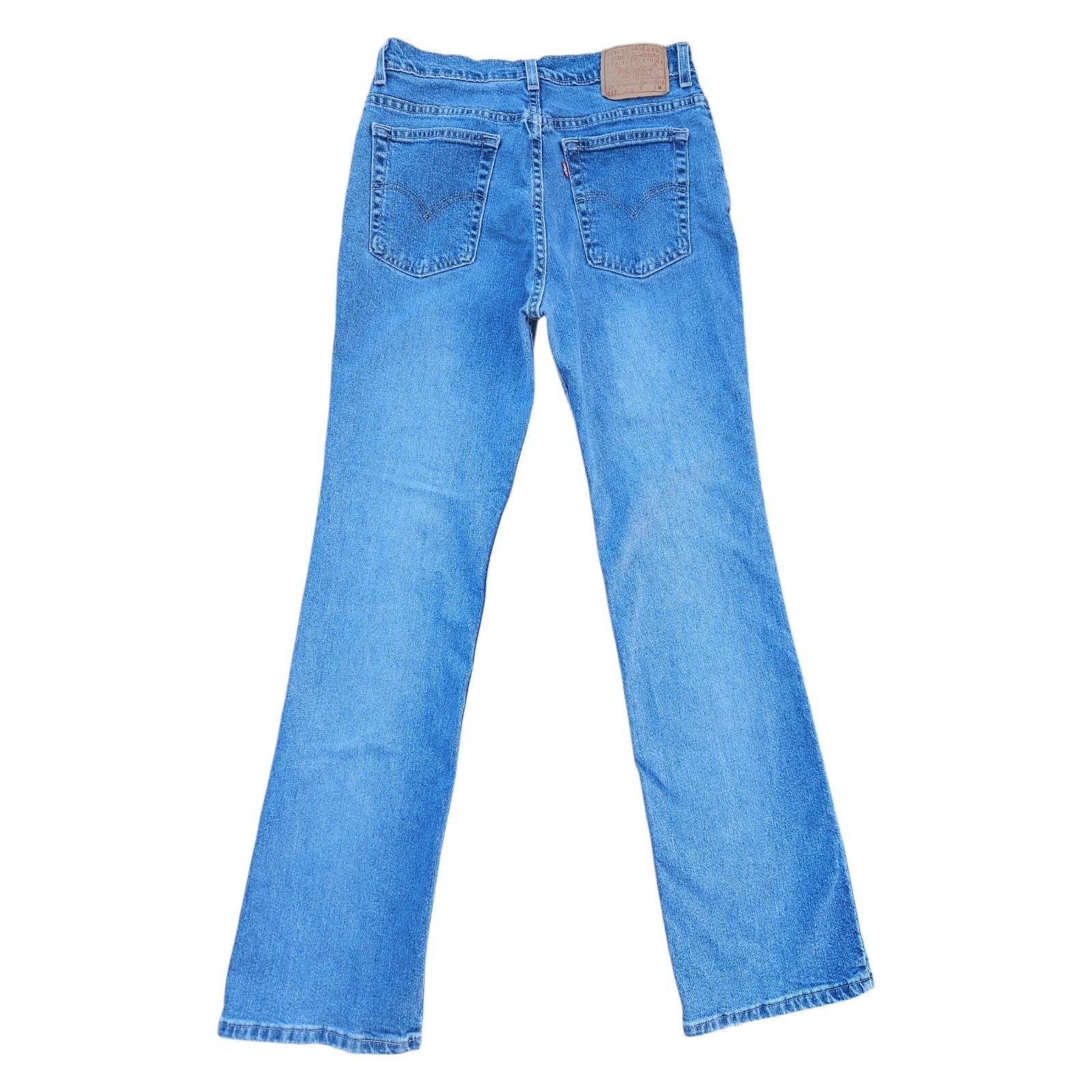 Vintage Levi&rsquo;s 517 Boot Cut Blue Jeans Women&rsquo;s 13M USA Y2K High Rise 29×31 Denim