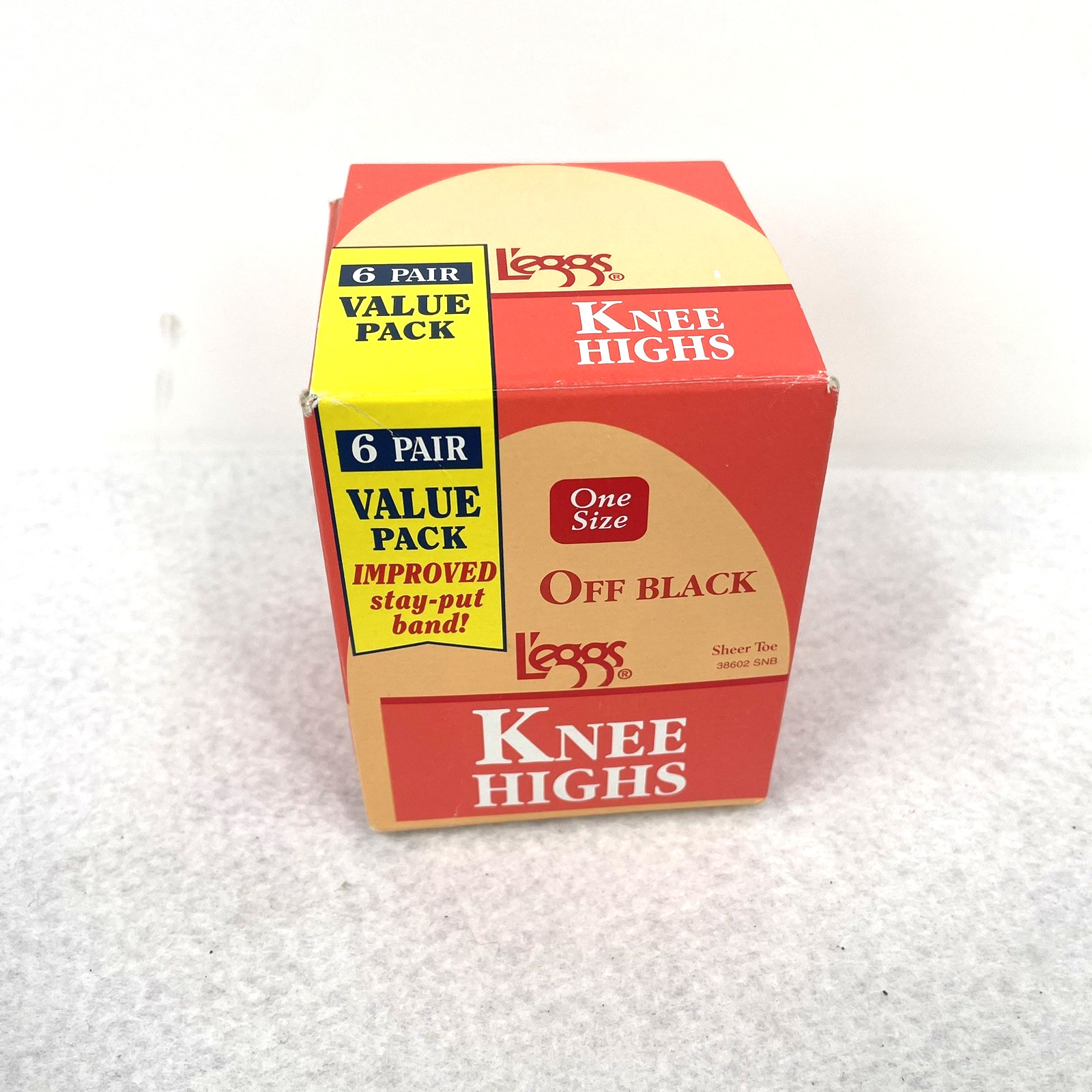 VTG Leggs Hanes Basic Edition Knee-High Nylon Stockings Sandal Foot Lot 31 Pair