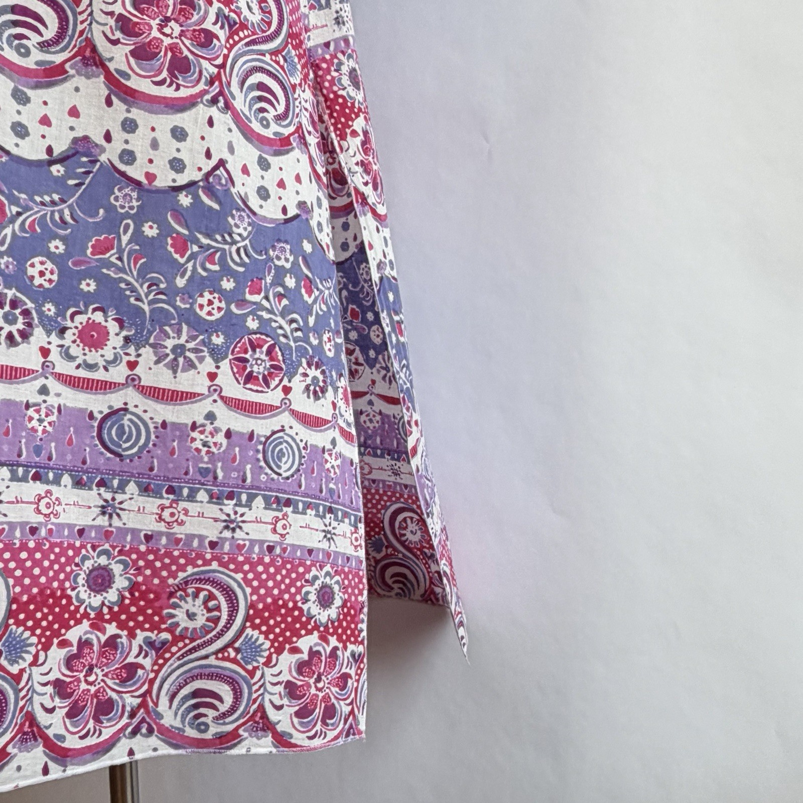 Vintage Phool Printed Cotton Caftan M/L