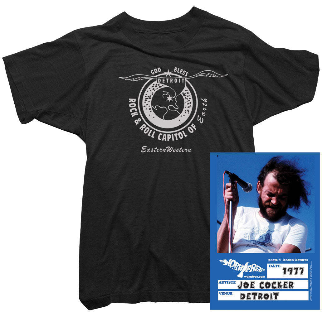 Joe Cocker T-Shirt – Detroit Tee worn by Joe Cocker – Womens