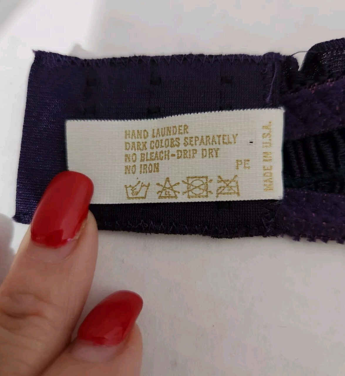 Vintage Victoria&rsquo;s Secret Gold Label Bra 36C Made in USA- NWOT – PURPLE
