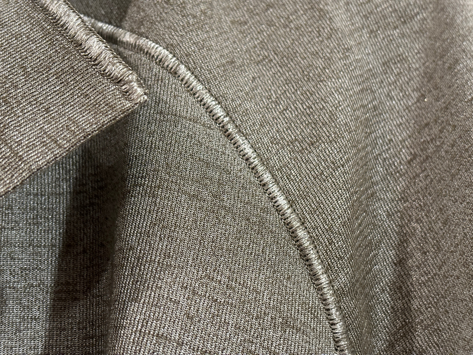 Vintage Stizzoli Silver Gray Polyester & Cotton Jacket Made in Italy – 42