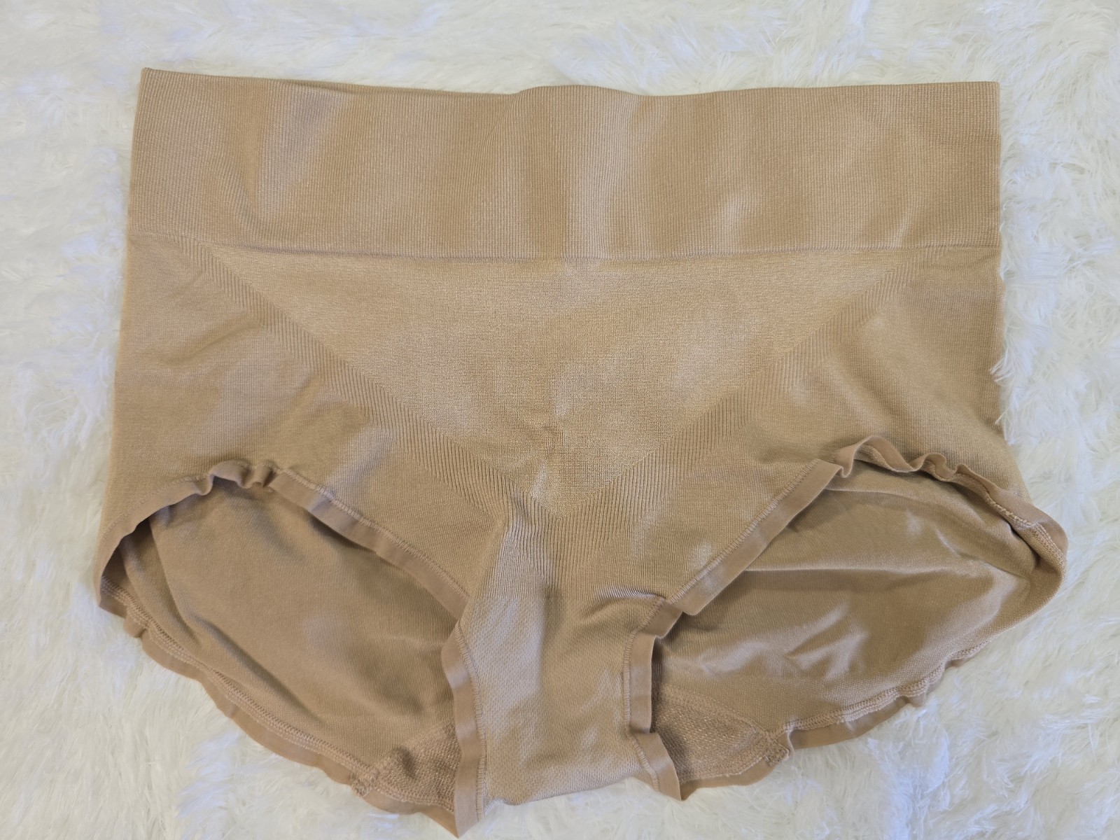 Vintage Vanity Fair Nylon Beige Booty Short Panties Size 11 4XL