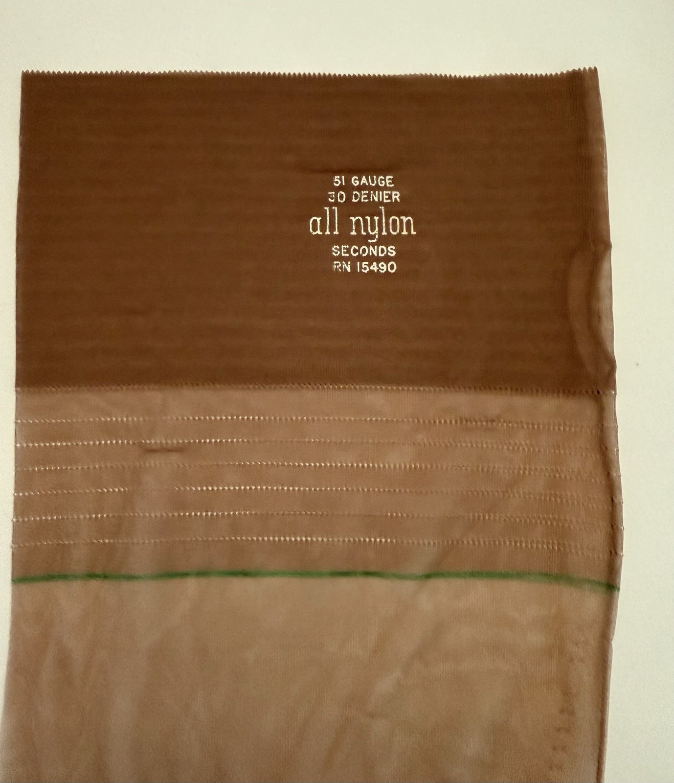 Vintage Seamed Flat Knit Stockings 2 Pairs 35 And 33 Inches Long
