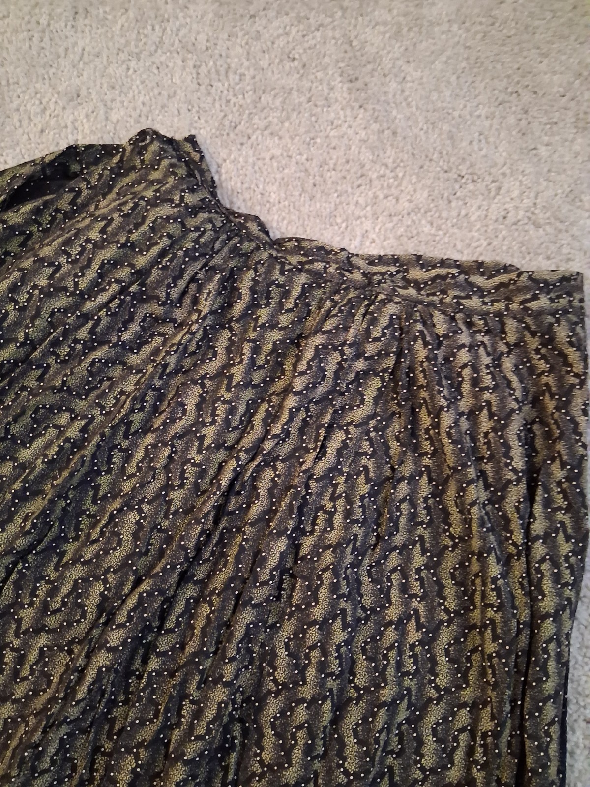 Antique Pioneer Prairie Colonial Day Cotton 2-Piece Edwardian Dress