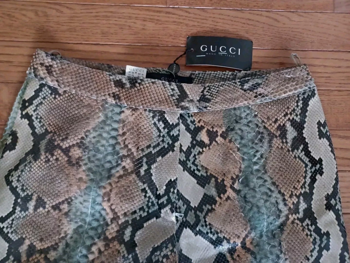 1990&rsquo;s Tom Ford for Gucci Genuine Python skin pants Euro SIZE 42 NWT