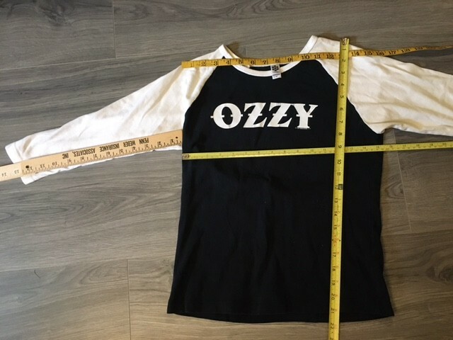  « OZZY » VINTAGE 2003 MONOWISE  U.S.A.  3/4 SLEEVE, XL, PREOWNED PULLOVER SHIRT