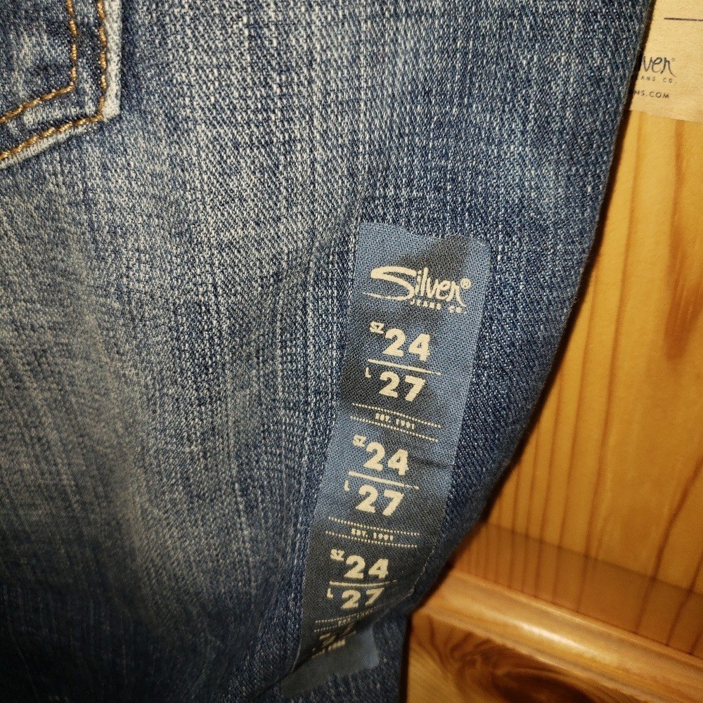 Nwt Silver Jean&rsquo;s Girlfriend Classic 24 plus