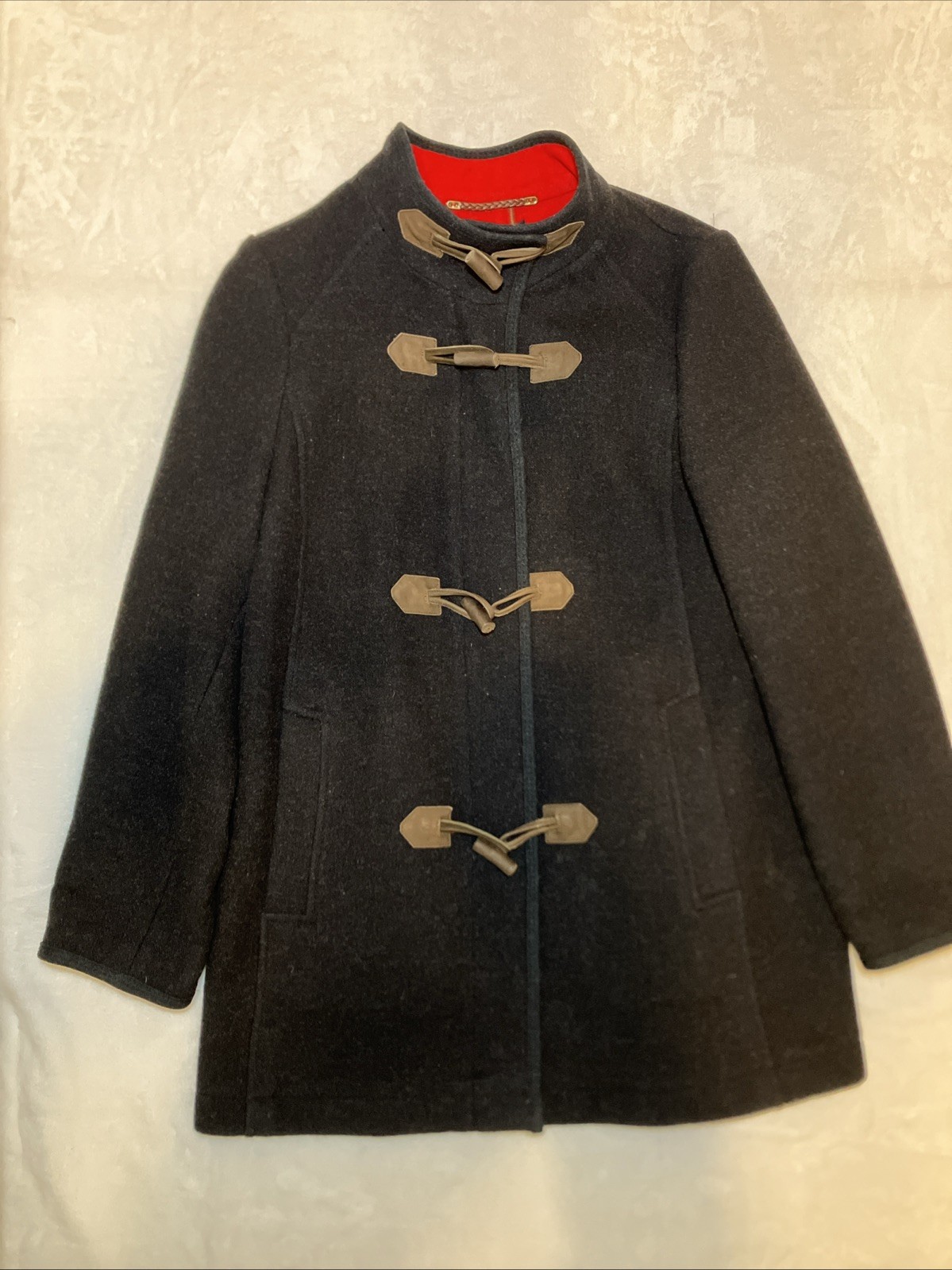 Vtg Schneiders Salzburg Britta Loden Wool Duffle Coat, Austria, Toggle, Women 10