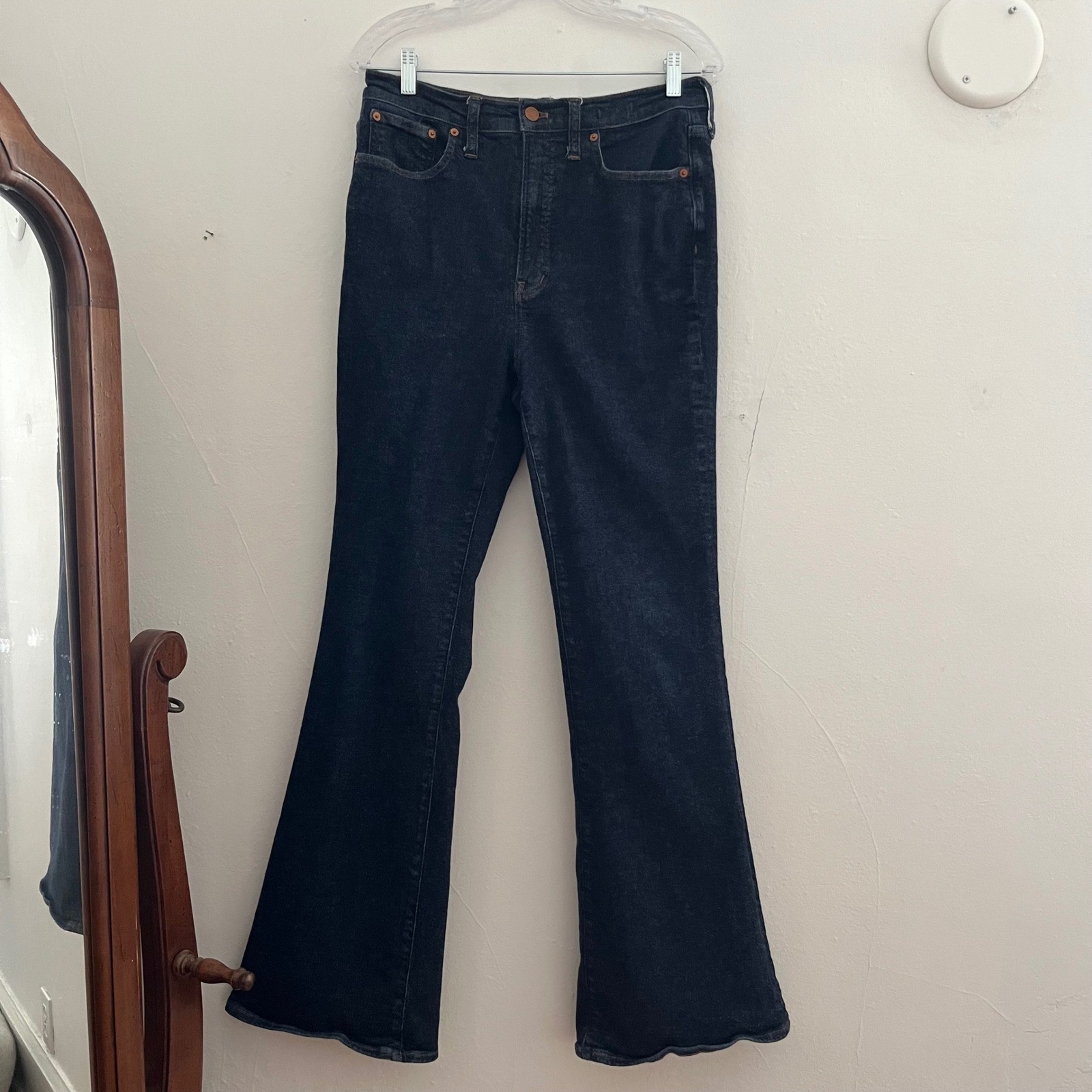 Madewell Women&rsquo;s Dark Wash The Perfect Vintage Flare Jean Size 29 Tall