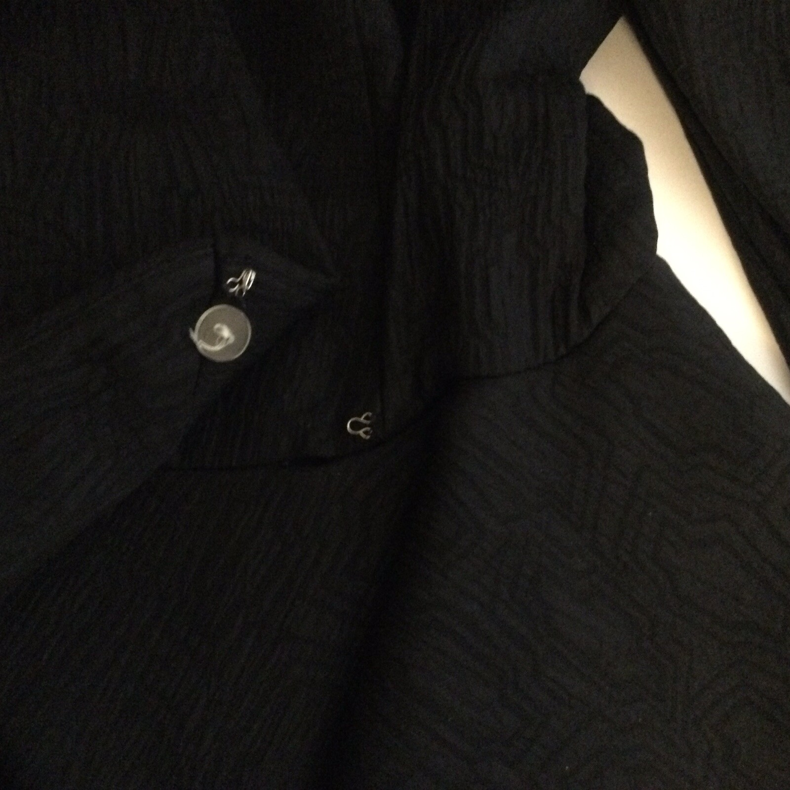 Vintage 80s Sidestreet Blazer Jacket Dynasty look 100% Silk Sz 10 Shoulder Pads