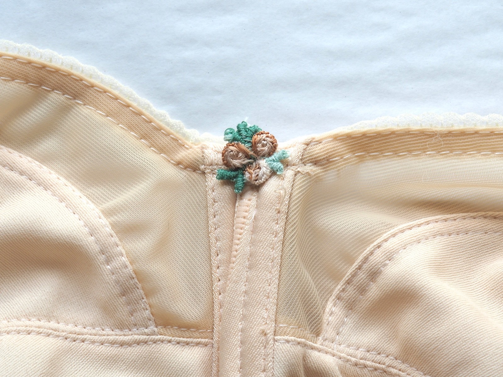 60s Vintage Goddess Corselette 38DD Underwire Bodysuit One Piece Shaper ILGWU