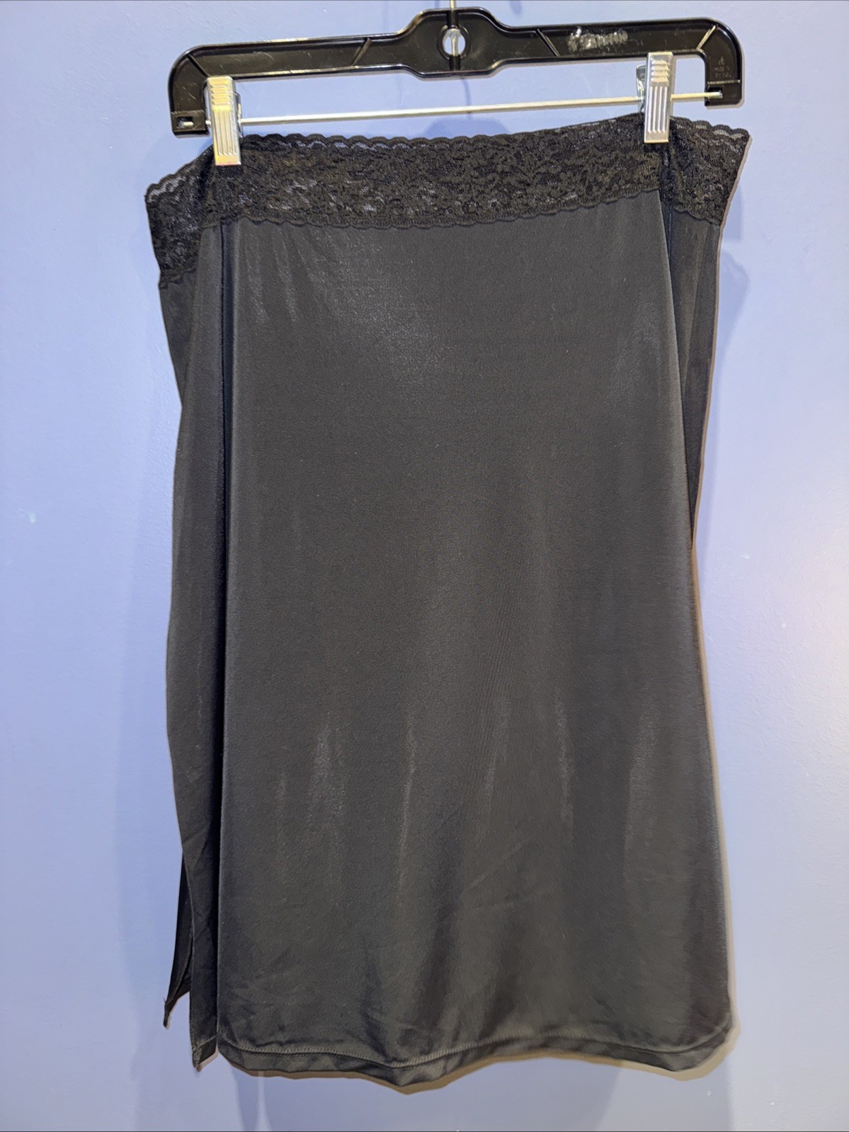 36” Waist Black Half Slip Jaclyn Smith Sized Large (24) New With Tags, Lace Band