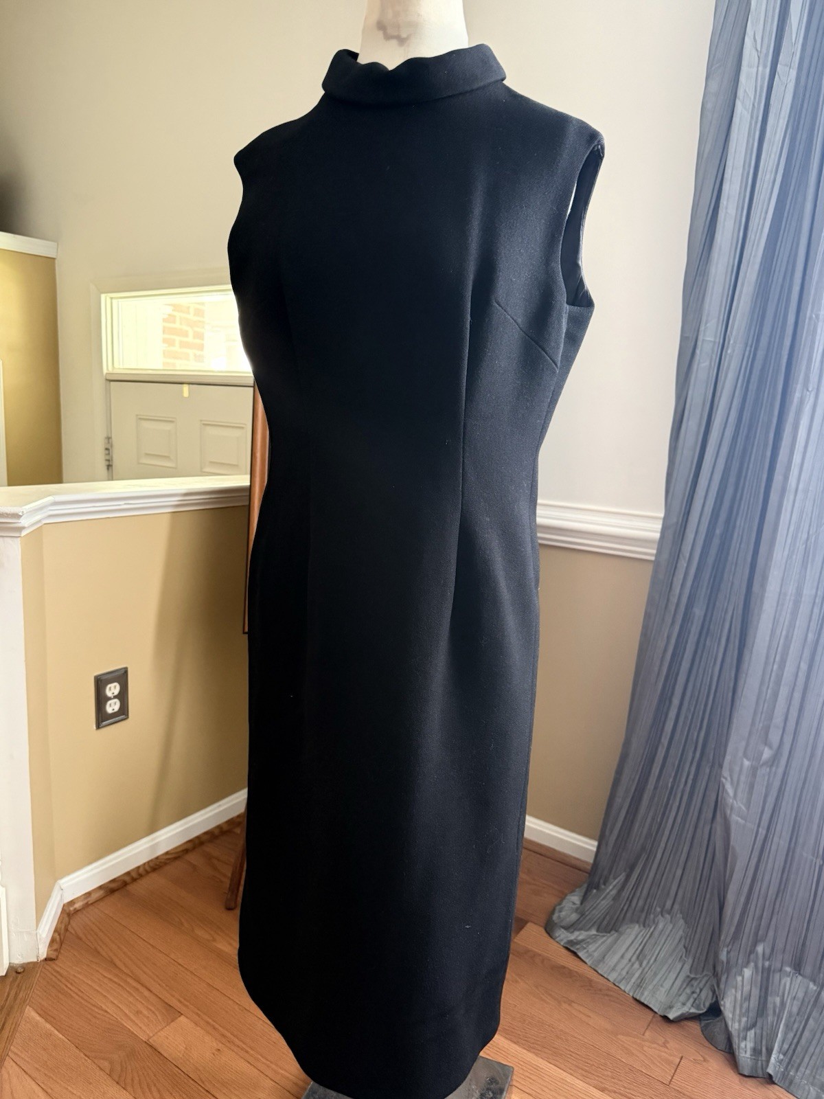 Black Mod Vintage Sheath Dress matching Jacket Sold Separately