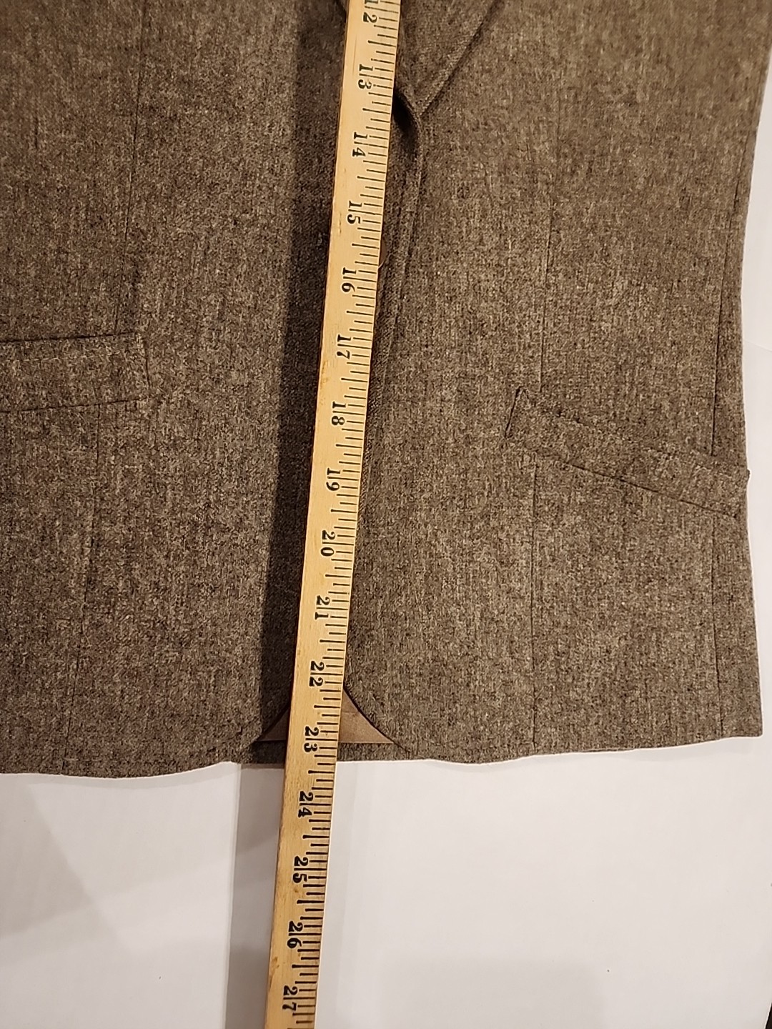 Vtg Miss Pendleton Suit Pant Jacket Set 100% Pure Virgin Wool Tweed Woolen Mills