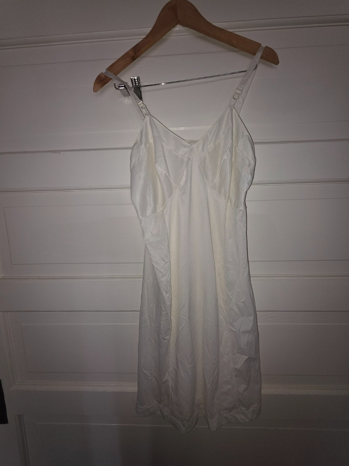 Circ. 70&rsquo;s – Sears Slip White Full Slip Size 36 Average Nylon USA