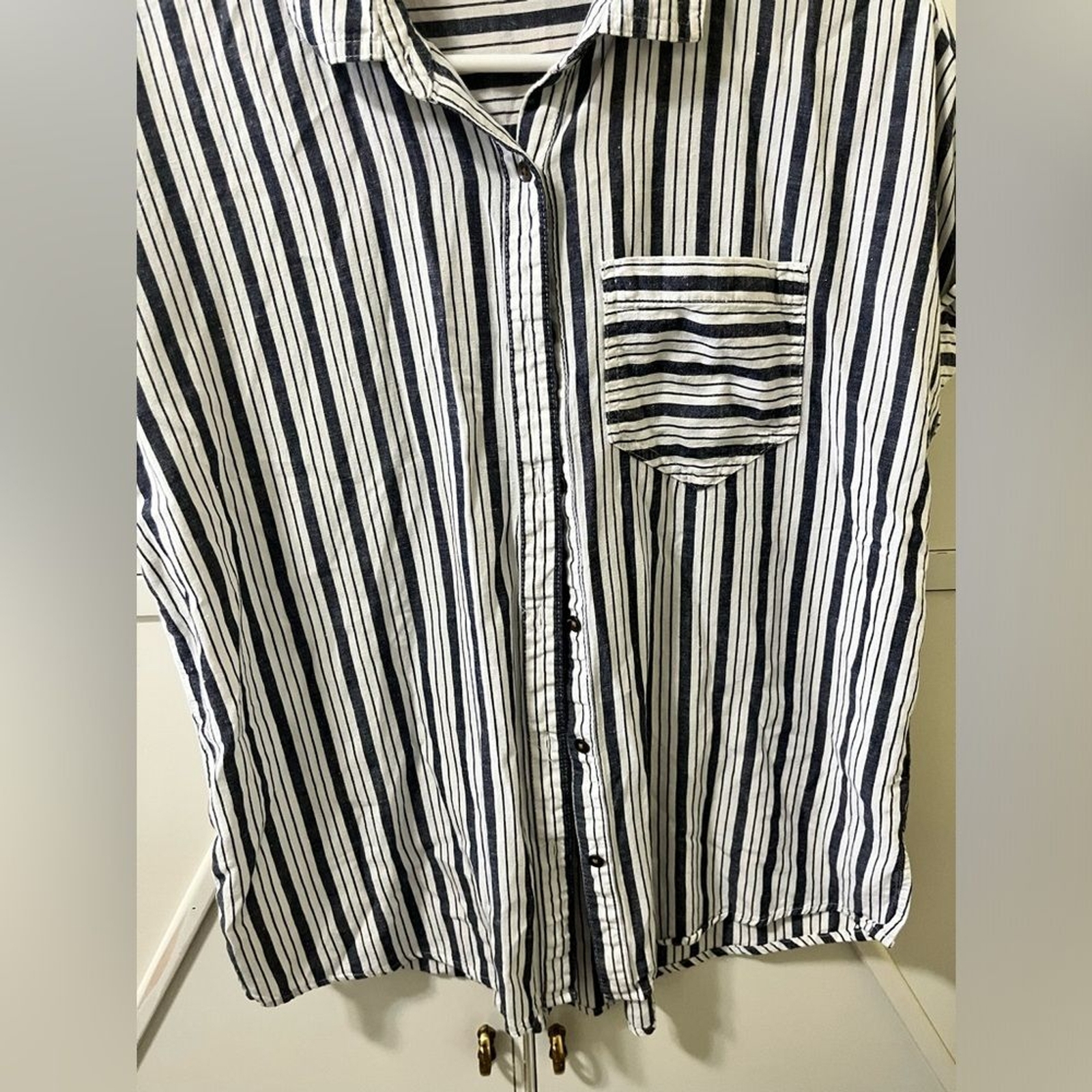 A.N.A stripped blouse top