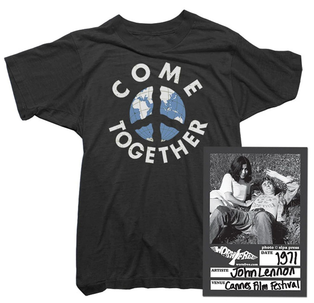 John Lennon Womens T-Shirt – Come Together Tee worn by John Lennon – Officially