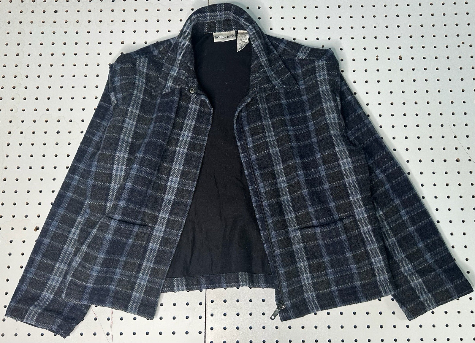 Vintage Wool & Cotton Jacket Size Medium Fashion Bug