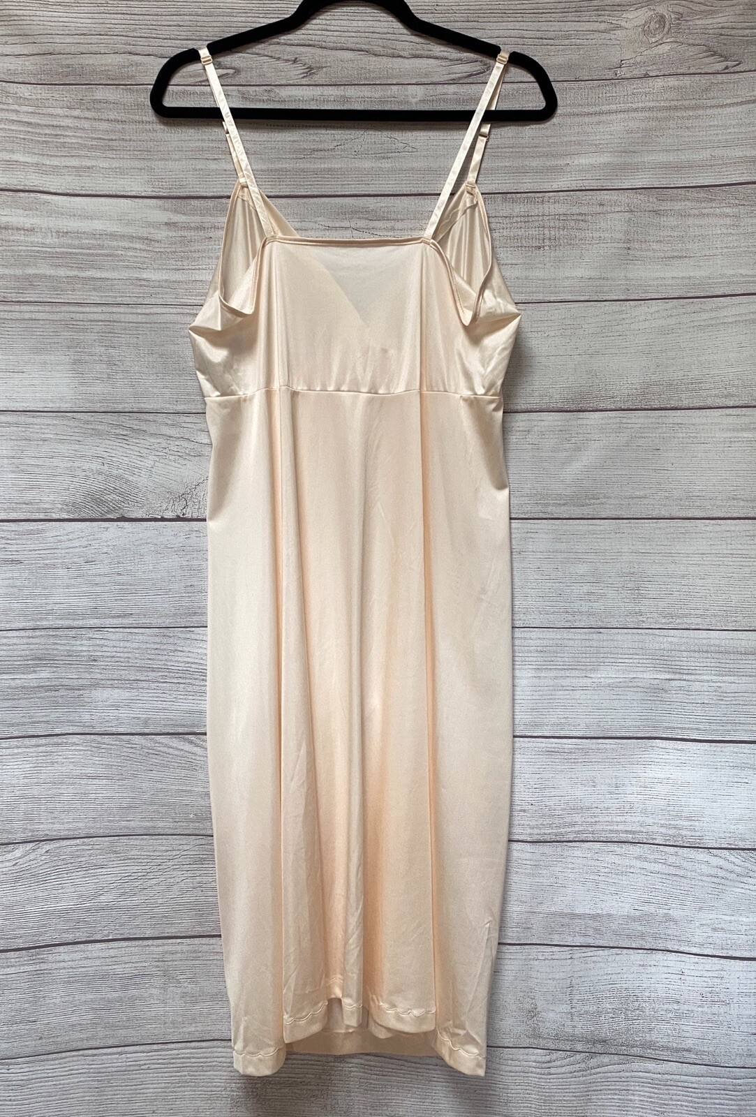 Texsheen Lingerie Full Length Slip Light Peach Size 38 Nylon