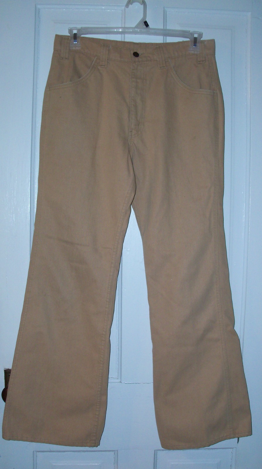 Size M/L 33&Prime; waist Vintage Levi&rsquo;s Tan Beige Jeans 31&Prime; inseam