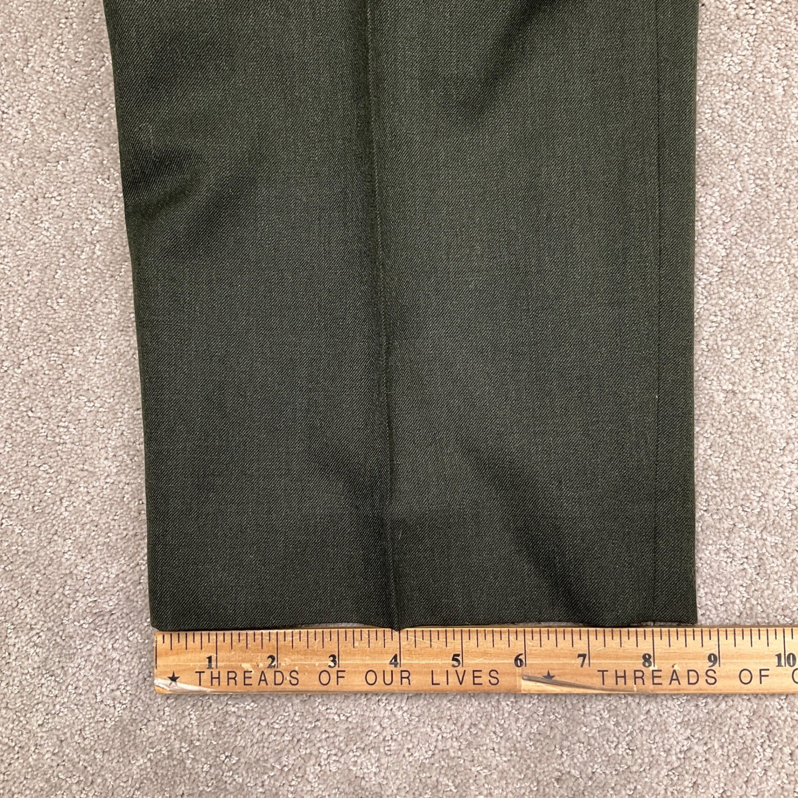 Pendleton Pantsuit Womens 18W Green Corporate Minimalist Preppy Wool USA VTG