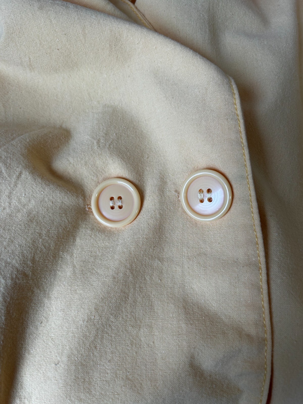 Vintage 80s Made Exclusively For Deb Raglan Sleeve Blazer Yellow Size Medium EUC