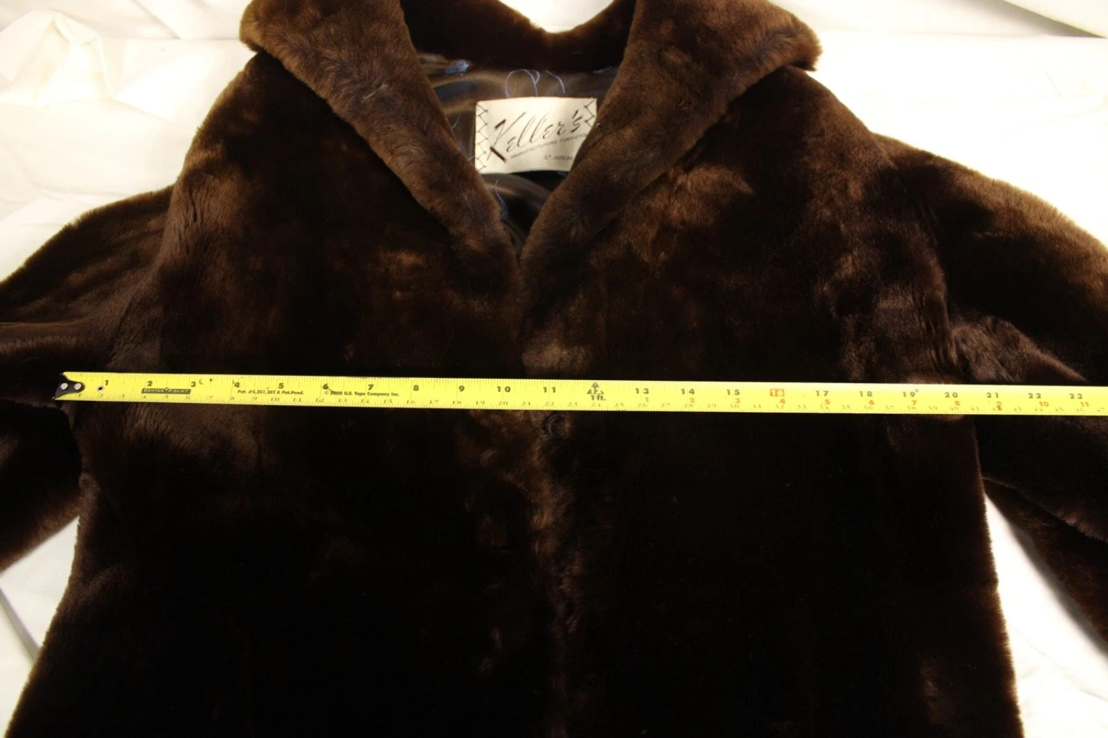 Keller&rsquo;s Manufacturing Furriers St Joseph MO Women&rsquo;s XL Fur Coat Jacket Vintage