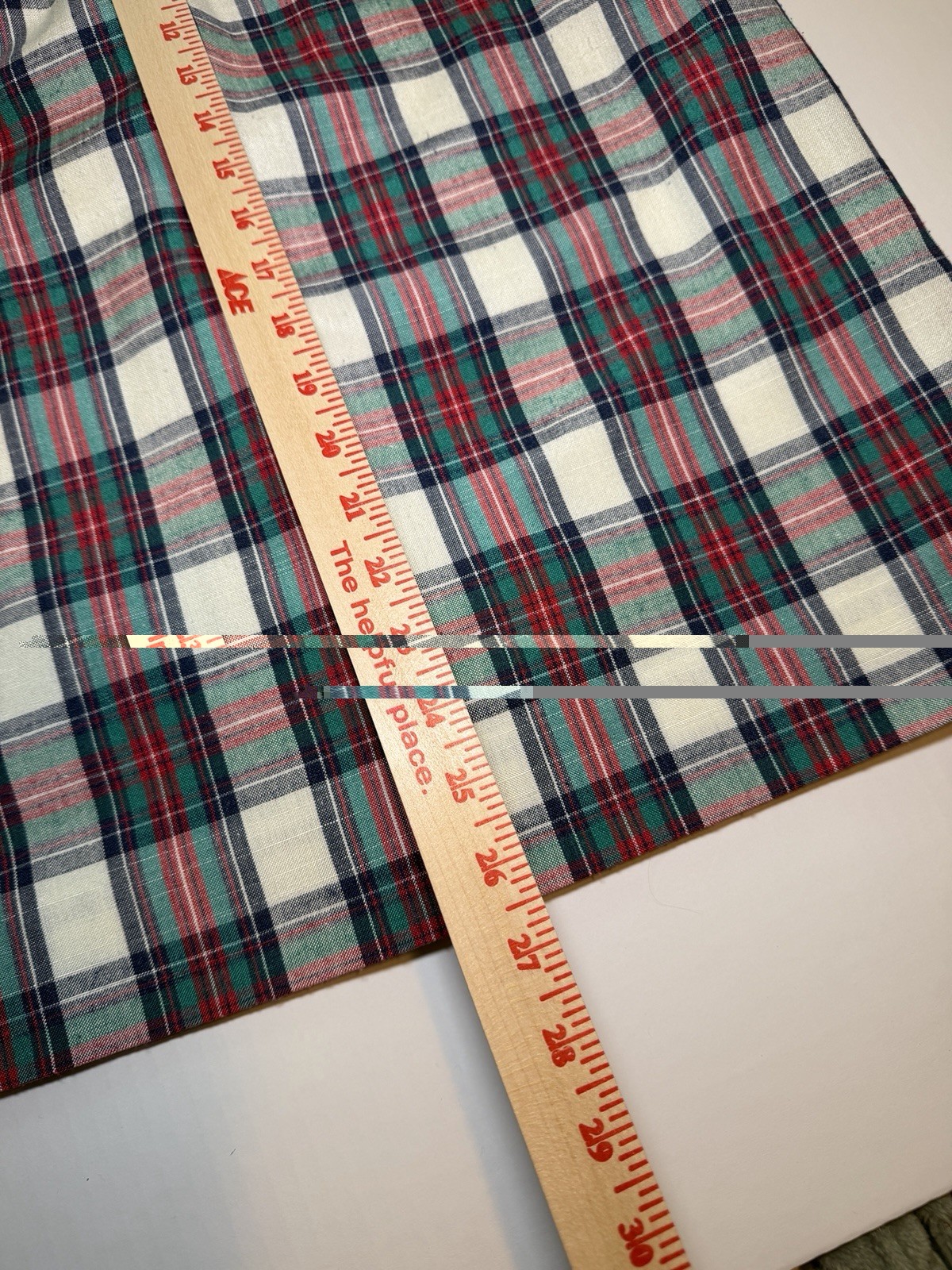 VTG 1980s Pendleton Country Sophisticates plaid skirt. No size tag SEE MEASURE