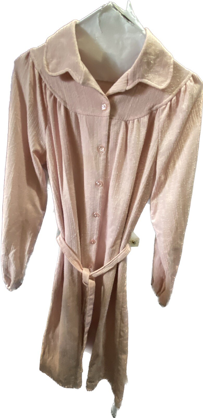 Cool Vintage Peach Lady Blair Size 14 Shirt Dress