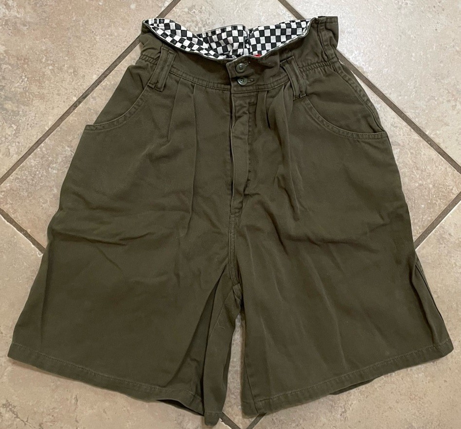 Vintage Buzios No Problem Shorts Green Women’s Size Medium Cotton Brazil