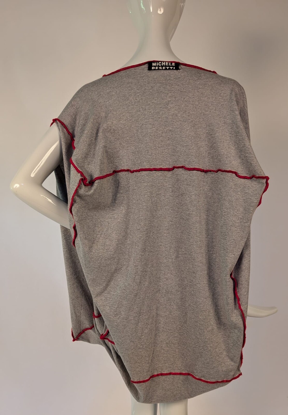 AVANT GARDE MICHELE PESETTI 1990’S COTTON SHIRT W SEAM DETAILING