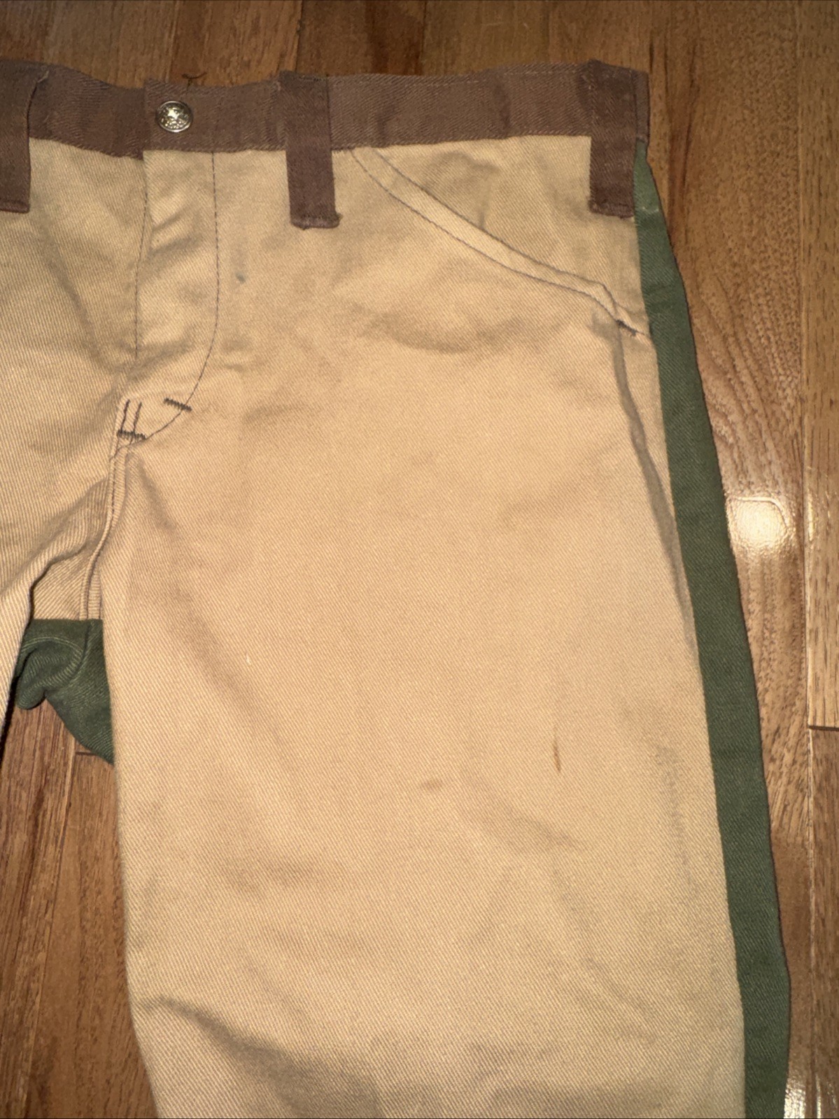True Vintage 1970s Colorblock Hippie Flare Bell Bottom Pants 32 X 31