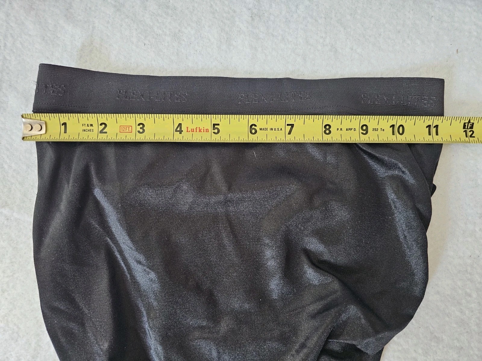 Flexees Flexi Lites Light Control Hi Cut Brief Black Large Style 4844 NWT