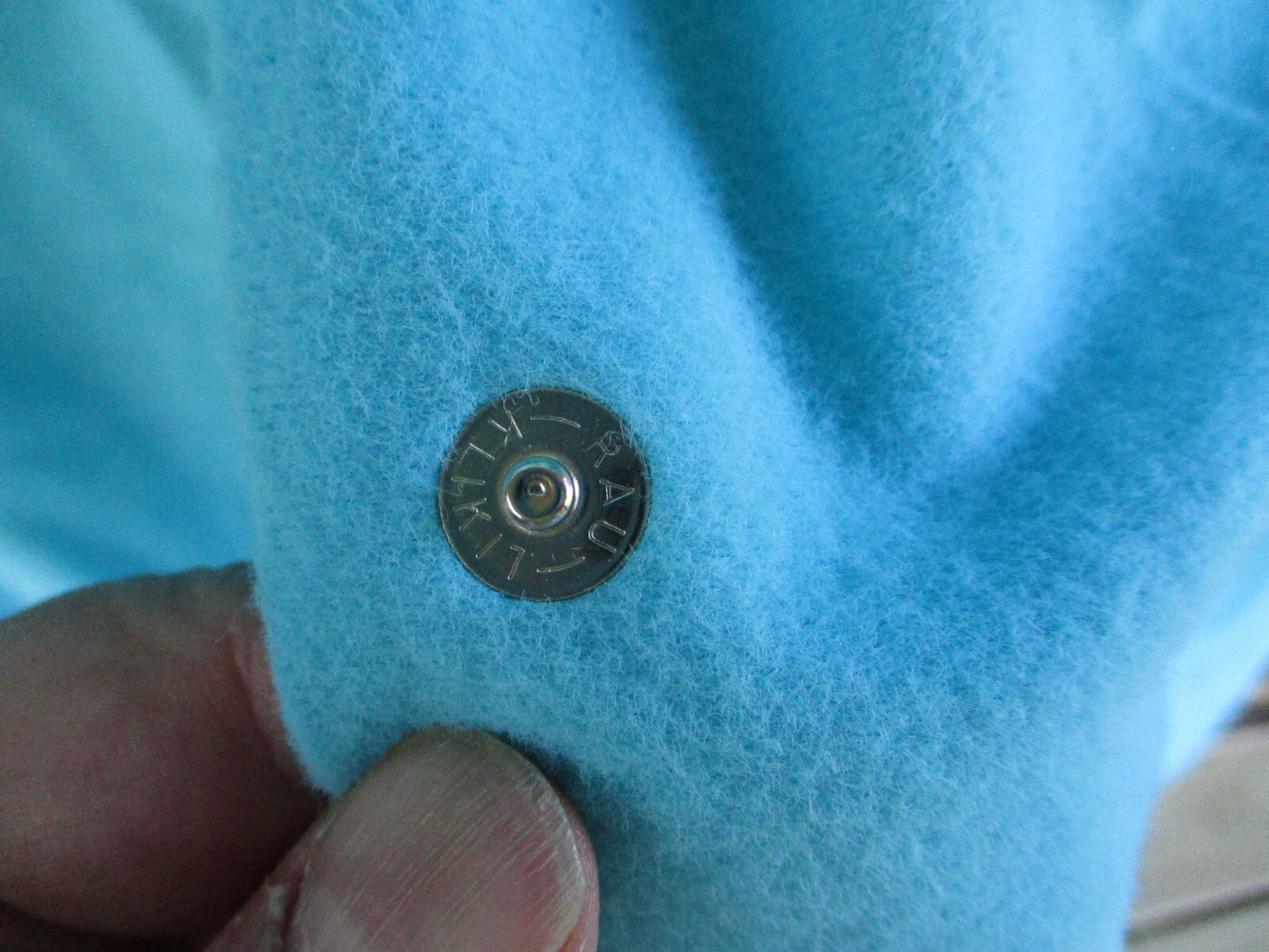 Women&rsquo;s Powder Blue Arnel Triacetate Nylon Snap Front Robe Long Size 18 Vintage