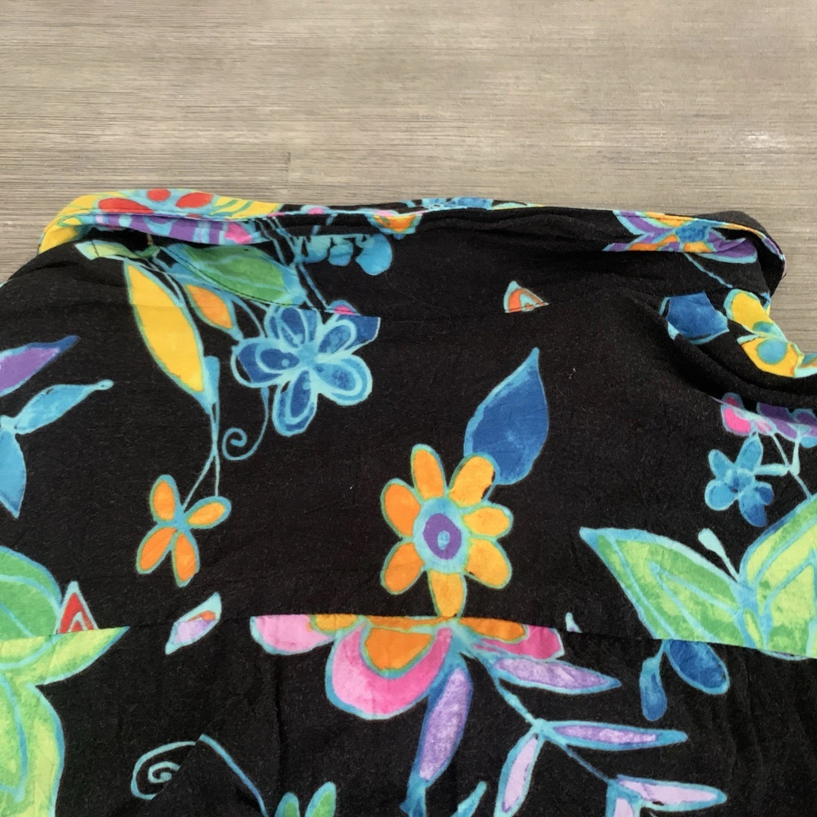 Rare Vintage Jams World 90s Night Bloom Hawaiian Shirt Women’s Floral Sz 2XL