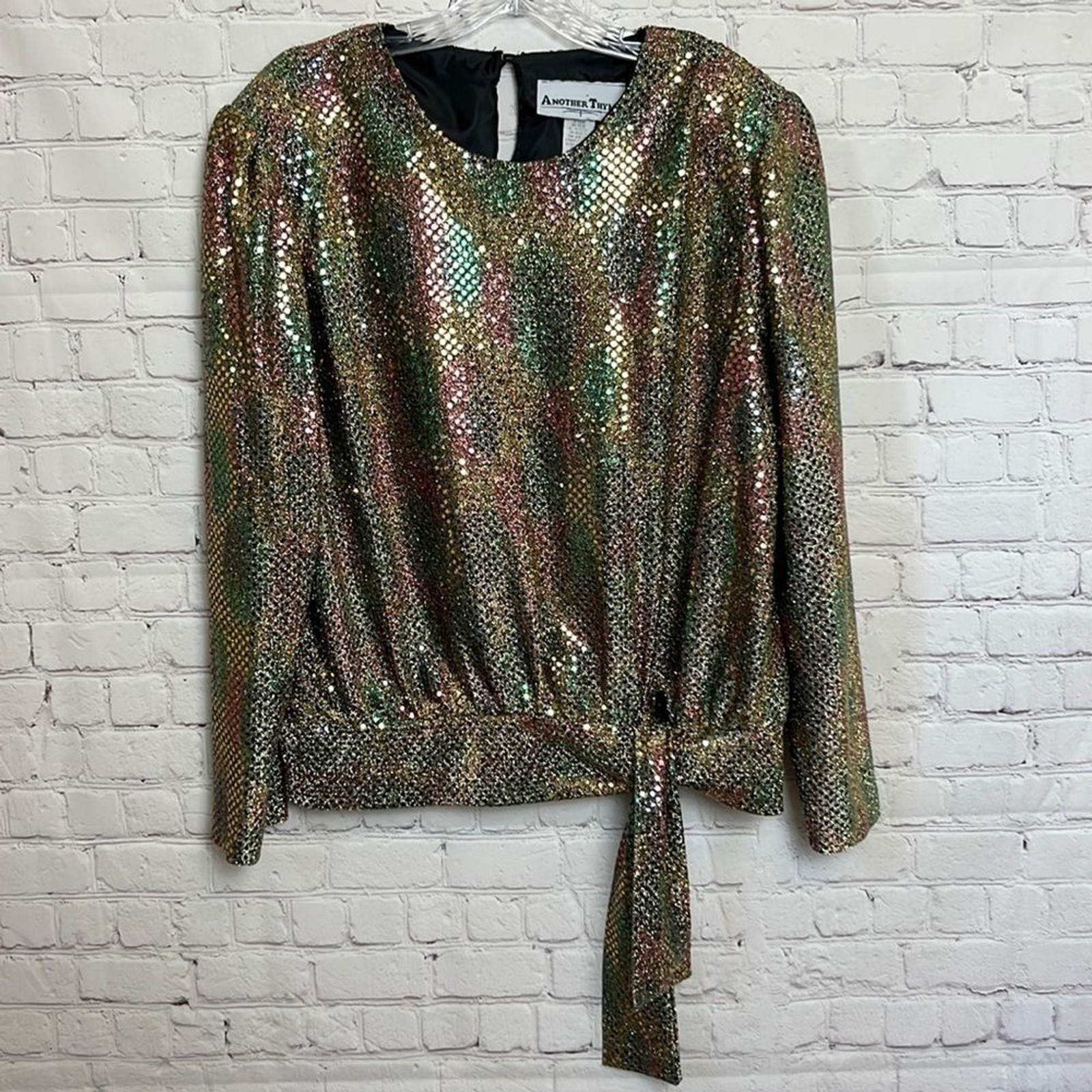Another Thyme Vintage Sequin Top