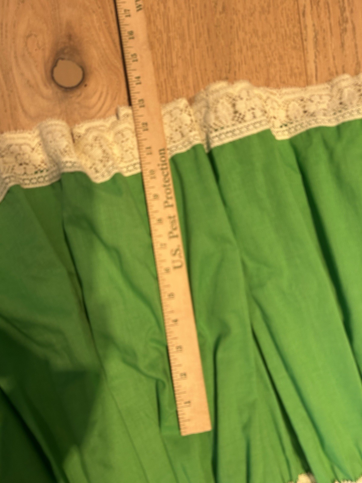 Vintage 1970’s Denise L Dress Women’s Green Halter Lace Maxi Everyday